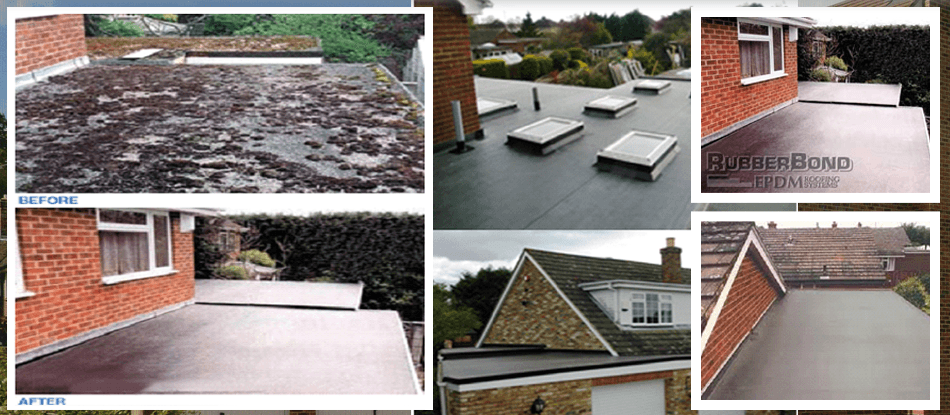 Montage of RubberBond roofs