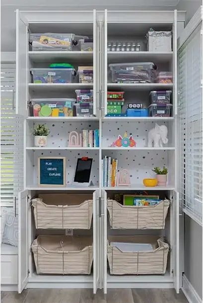 Custom Craft Room Storage Solution