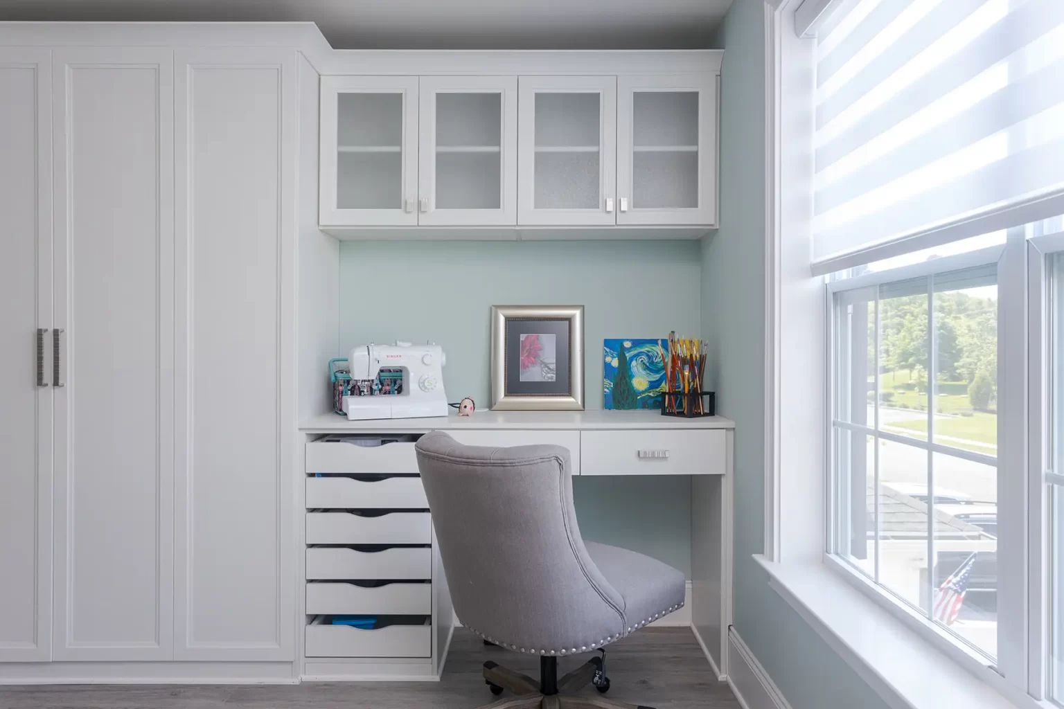 Custom Craft Room Work Space