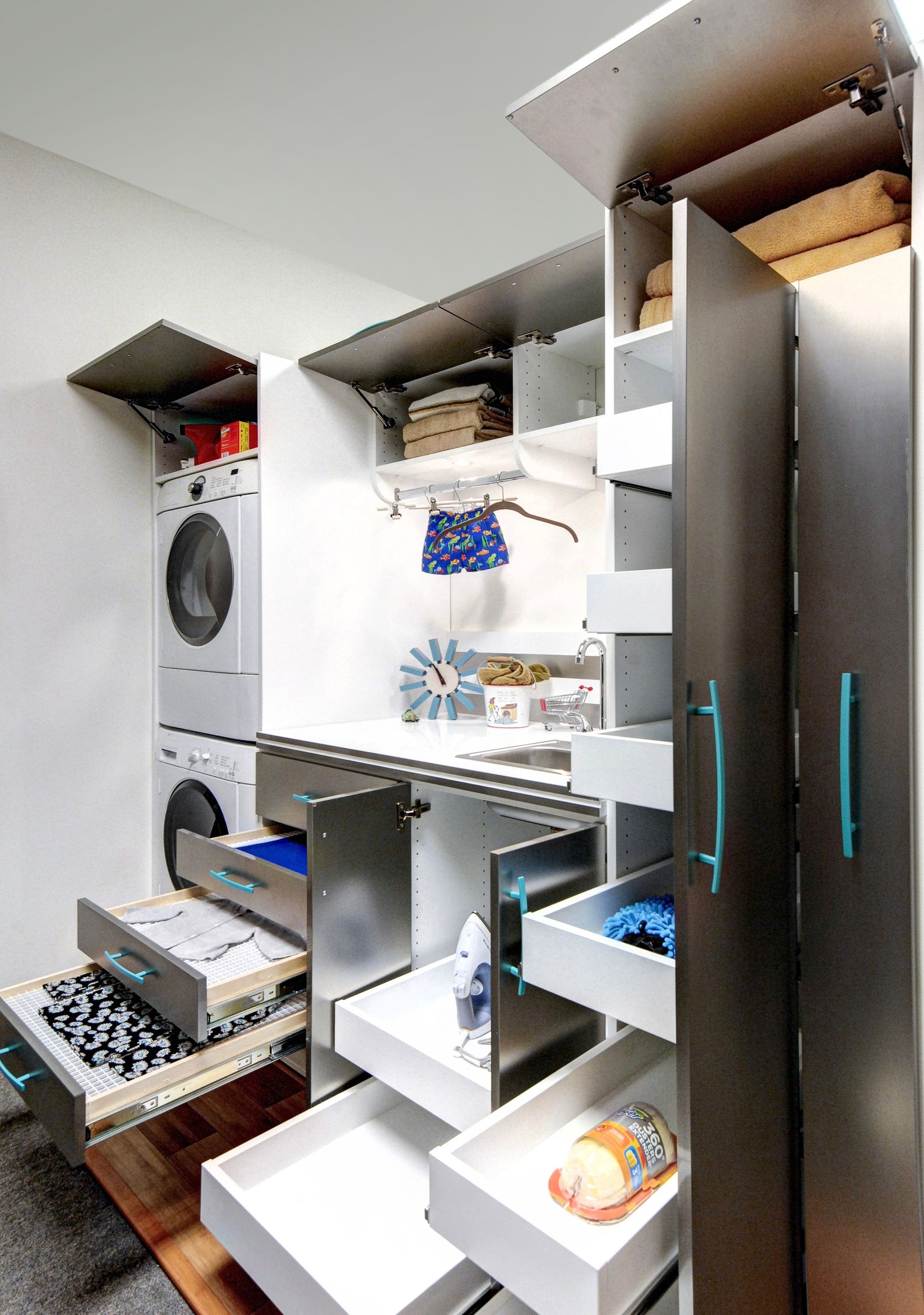 Custom Laundry Room Cabinets