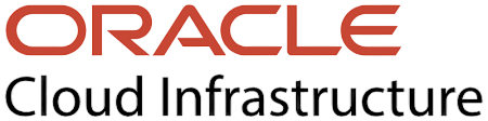 Oracle Cloud Infrastructure logo. Red