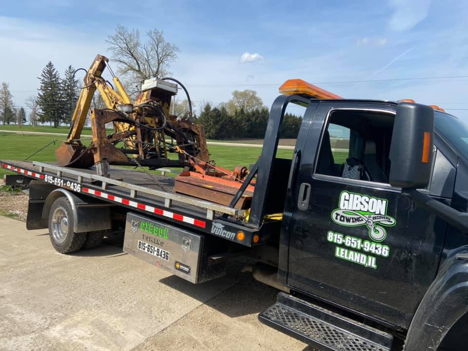 Small Farm Equipment Towing — Leland, IL — Gibson Towing