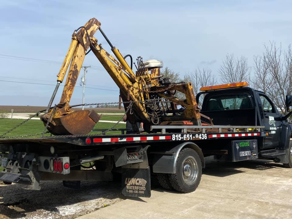 Heavy Equipment Transport — Leland, IL — Gibson Towing