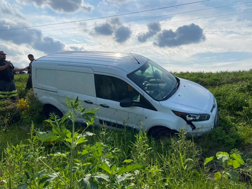 White MPV Car — Leland, IL — Gibson Towing