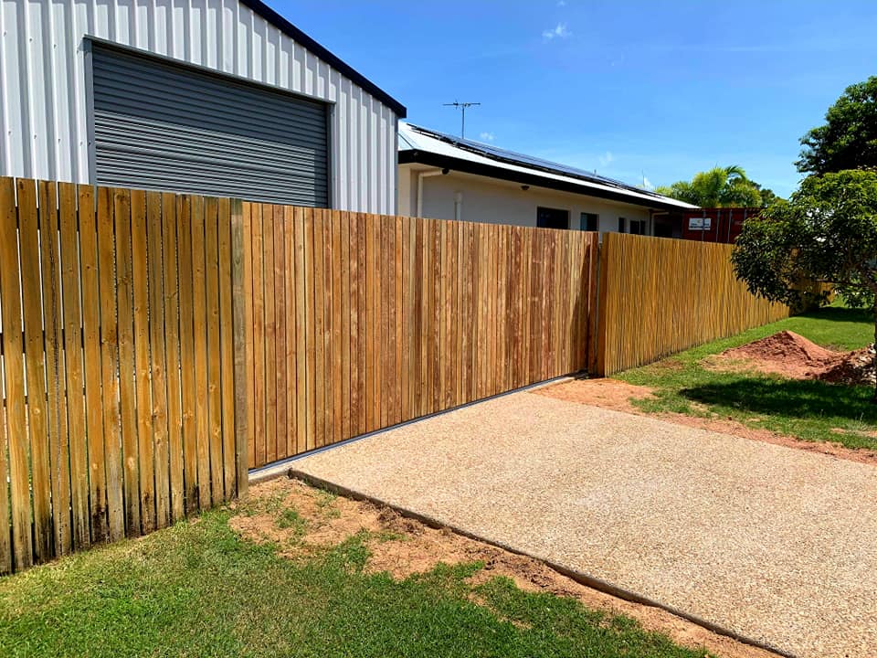 Wooden Gate - Automatic Gates, Privacy Screens and Outdoor Covers in Kirwan, NSW