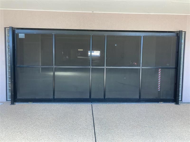 Enclosed Gray Gate — Gate-O-Matic In Kelso, QLD