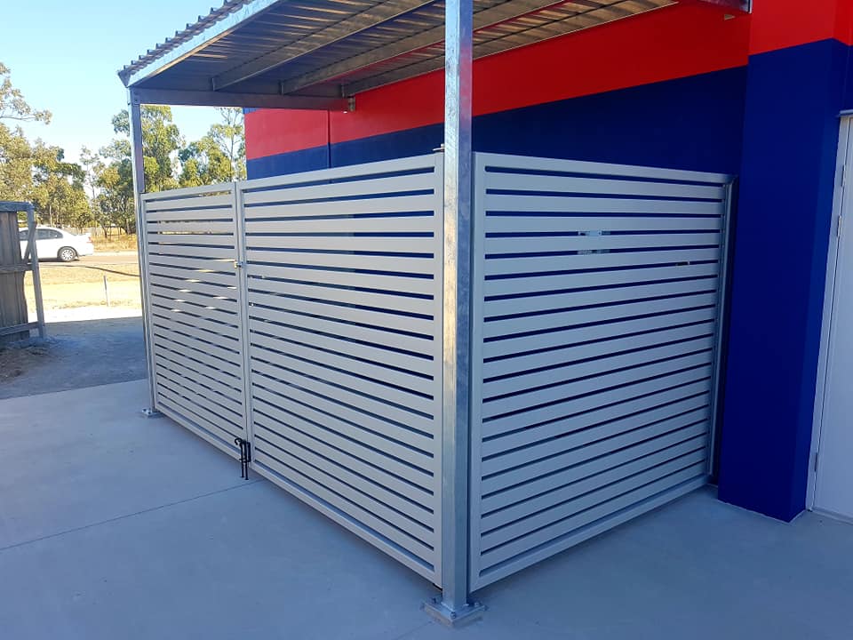 Enclosed Gray Gate - Automatic Gates, Privacy Screens and Outdoor Covers in Kirwan, NSW