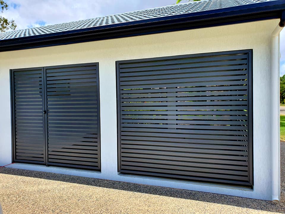 Double Privacy Screen Gate - Automatic Gates, Privacy Screens and Outdoor Covers in Kirwan, NSW