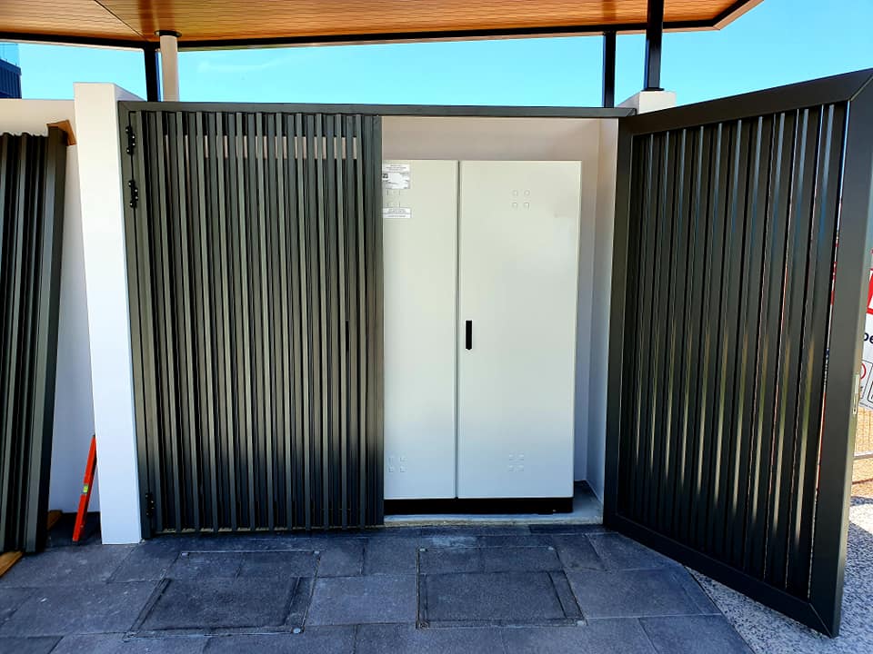 Black Aluminium Gate - Automatic Gates, Privacy Screens and Outdoor Covers in Kirwan, NSW