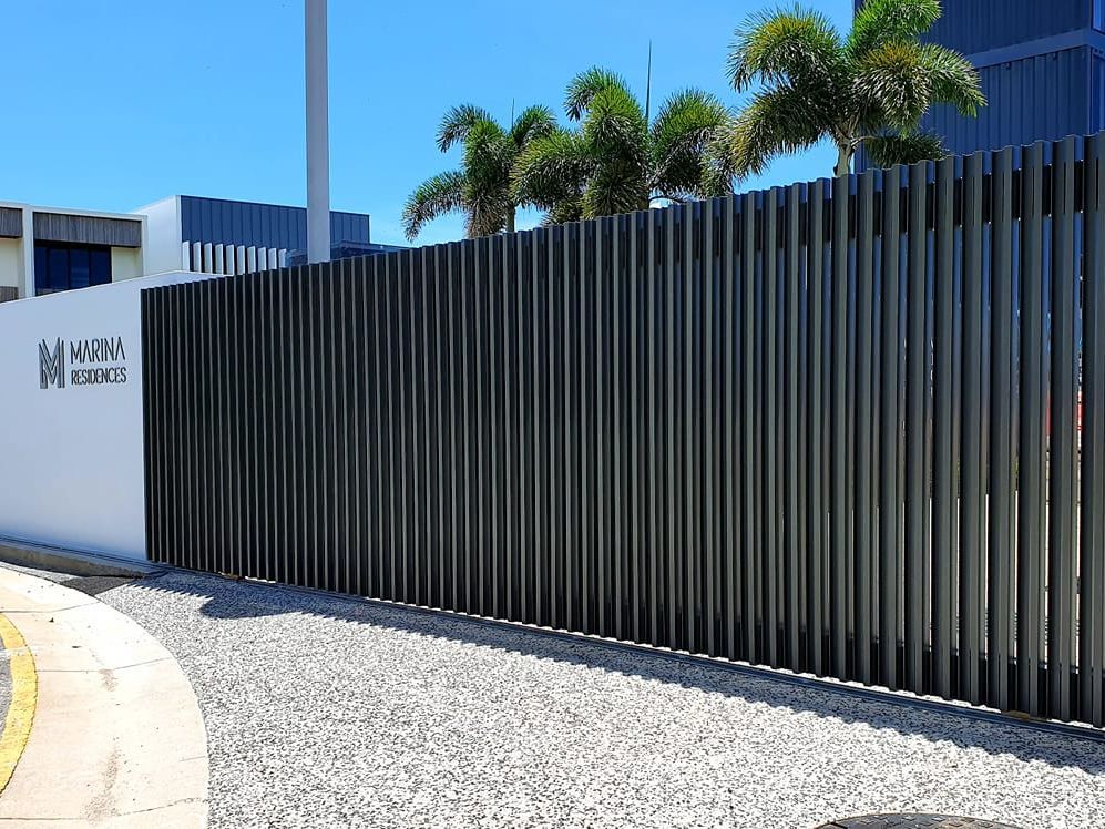 Black Steel Gate — Gate-O-Matic In Kelso, QLD
