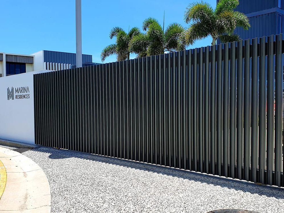 Black Steel Gate — Gate-O-Matic In Kelso, QLD