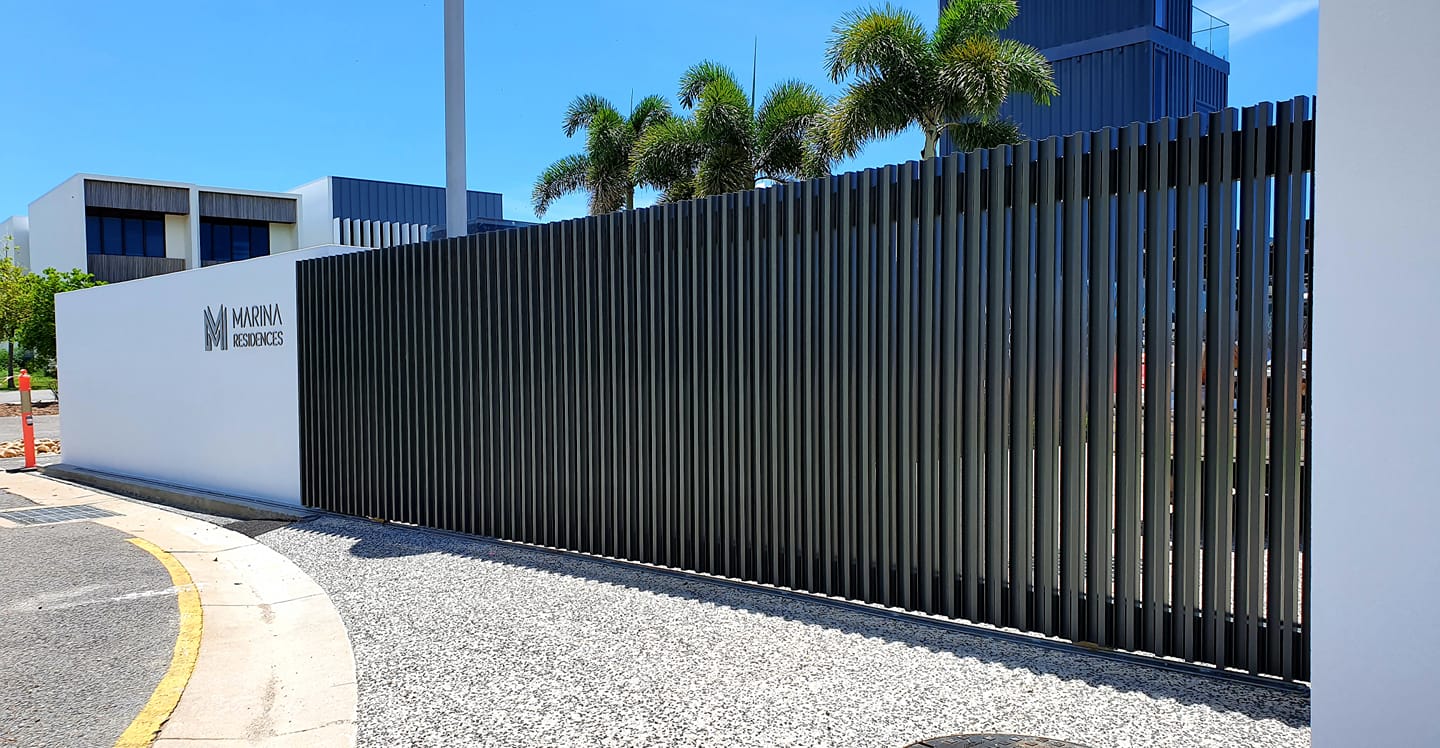 Black Steel Gate - Automatic Gates, Privacy Screens and Outdoor Covers in Kirwan, NSW