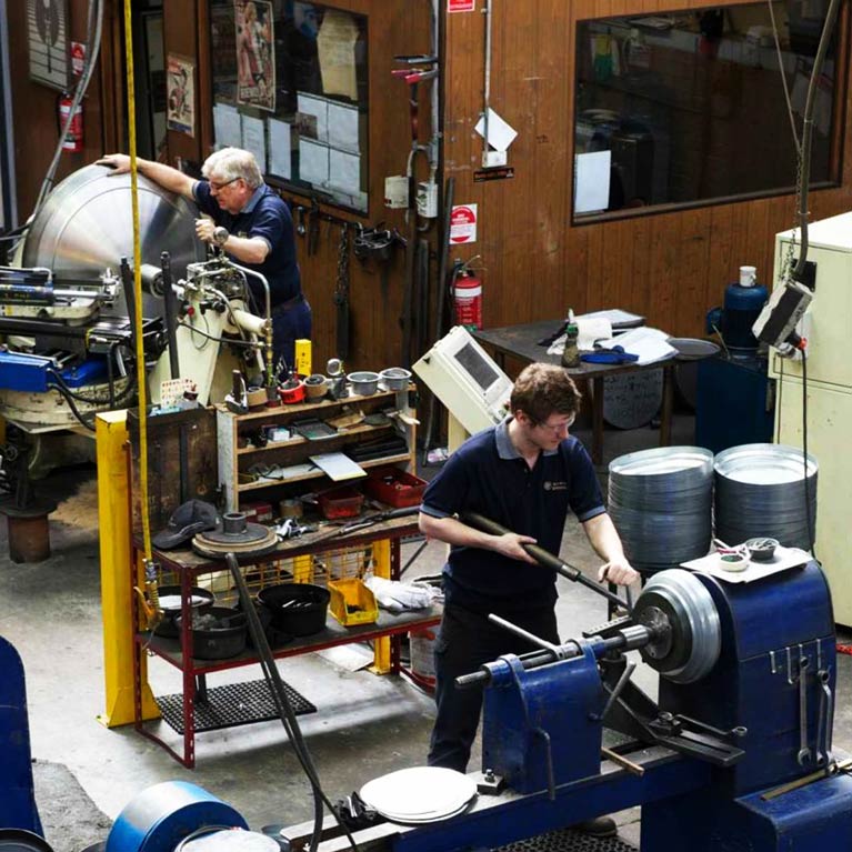 Worker On Duty — Moorabbin, VIC — Beta Metal Spinning Co