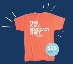 This is my advocacy shirt