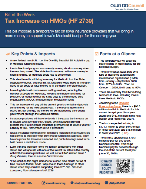 Thumbnail of bill of the week - HF 2739; click for pDF.