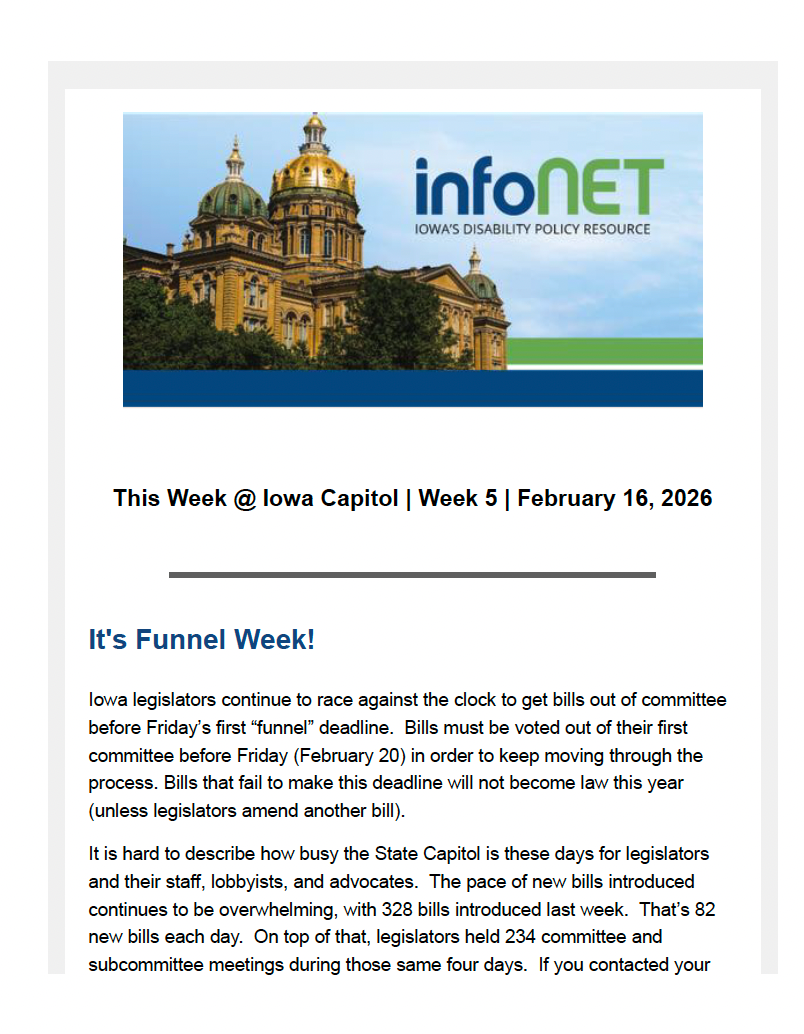 Thumbnail of Infonet's This Week at the Capitol for 2026 Week 5 - click for PDF.