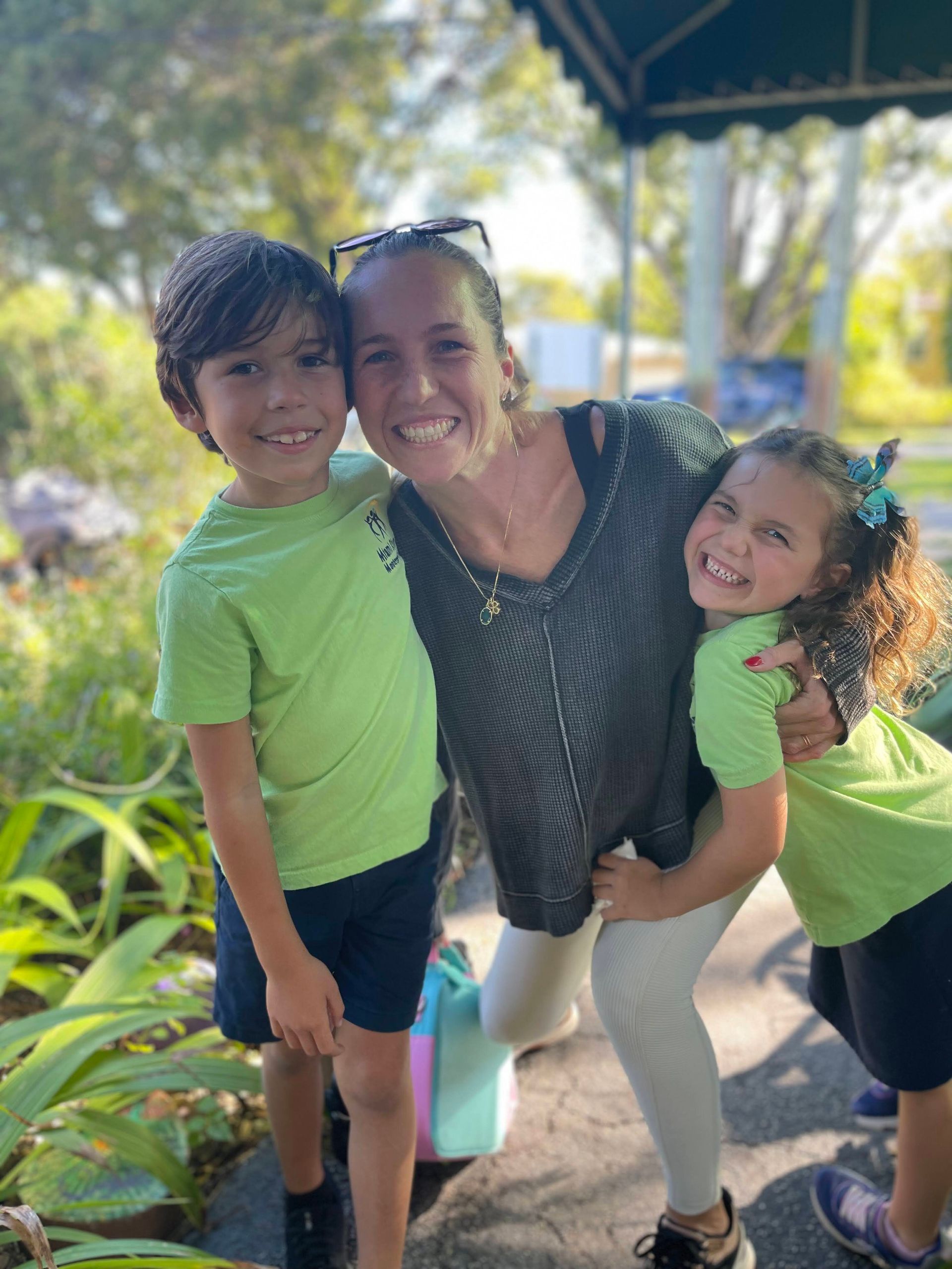 montessori child with their parents