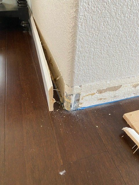 northcounty diego flooring baseboard repair