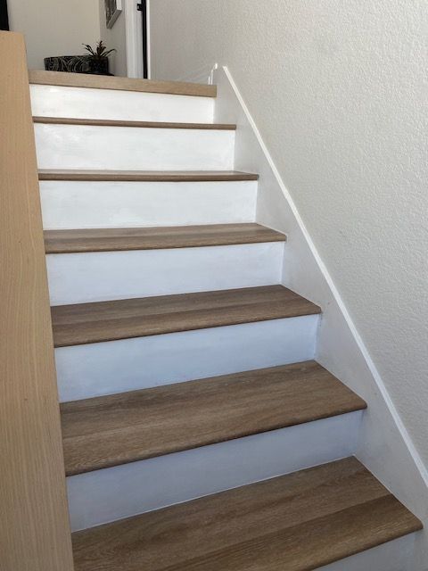 straight shot of north county SD floor waterproof laminate