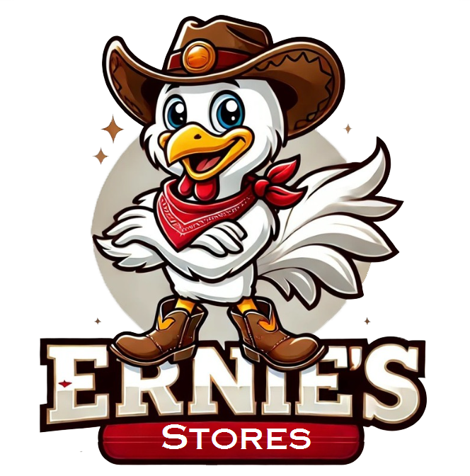 Cartoon chicken cowboy wearing hat and boots; 