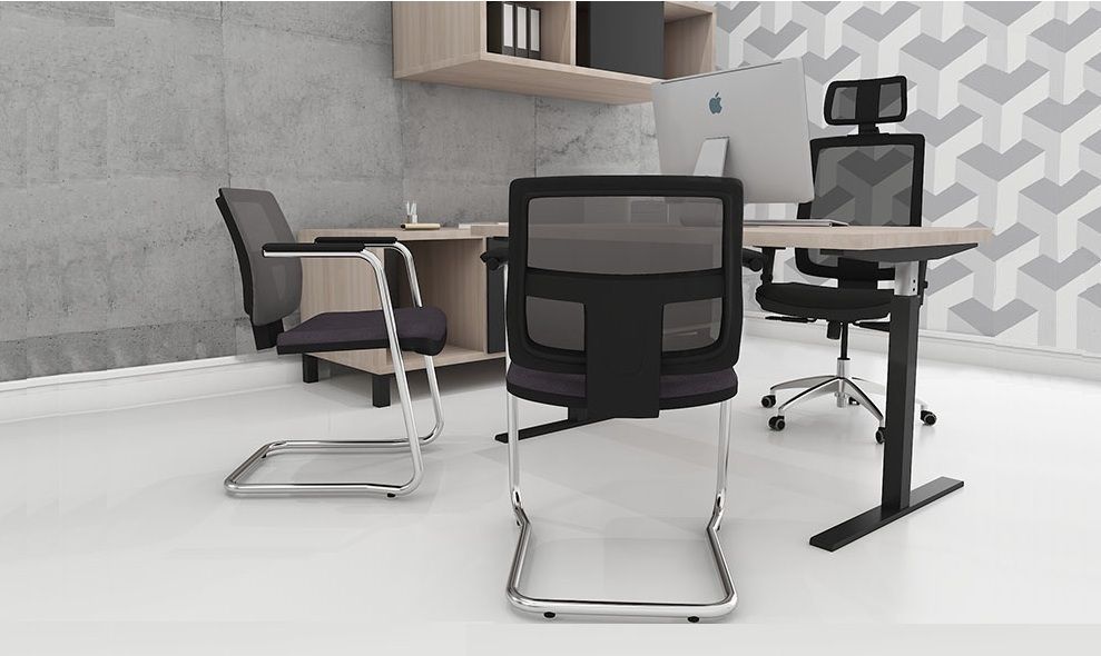 Duas-Cadeiras-Brizza-Fixa-Com-Base-Ski-Croma-da-Com-Apoio-De-Braço-Emborrachado