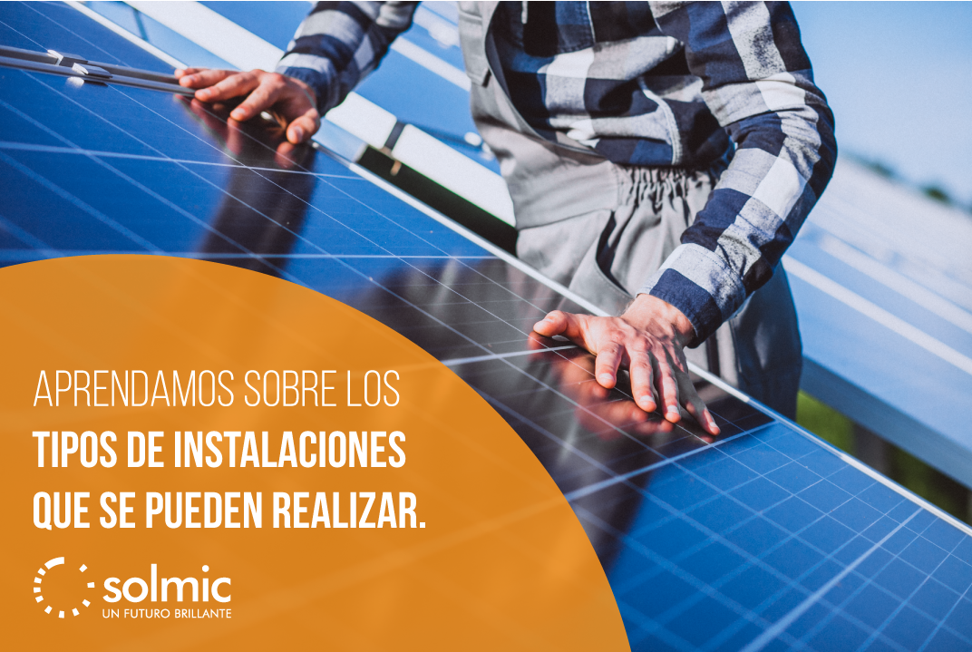 Conexión de paneles solares tipos