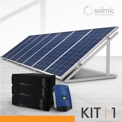 Una imagen de un sistema solar Solmic Kit 1