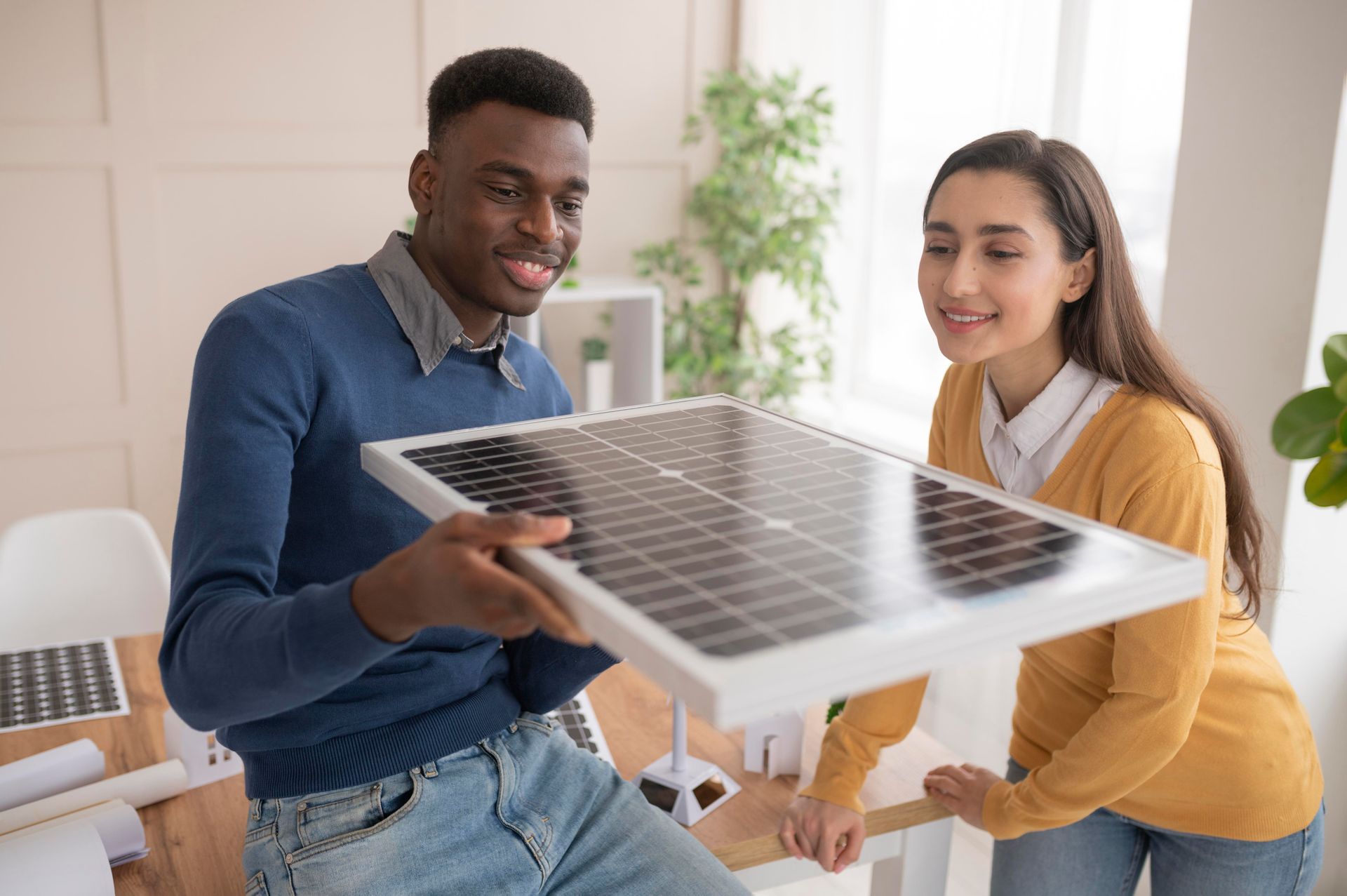 El uso de paneles solares en hogares