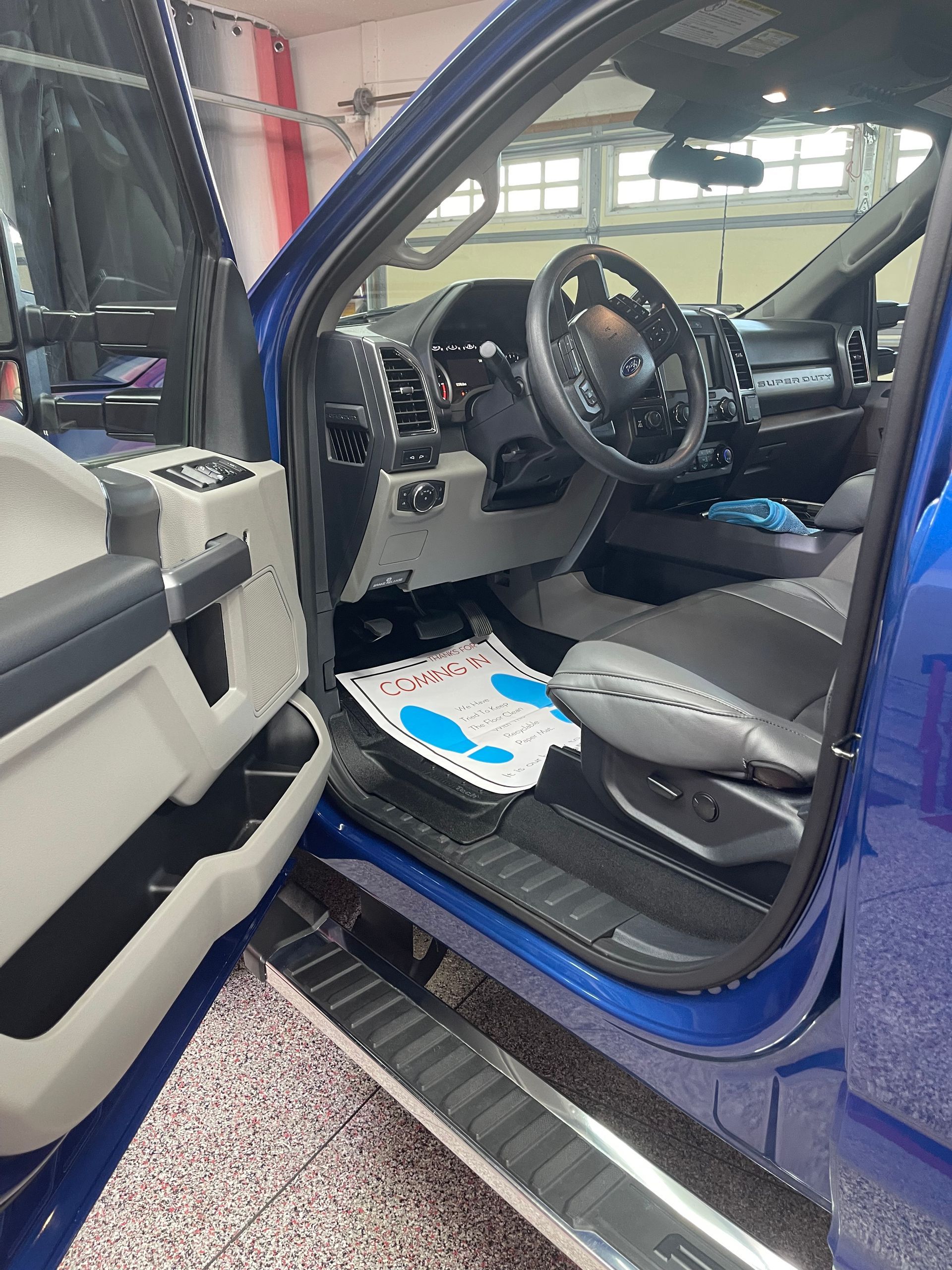 F250 interior detail after