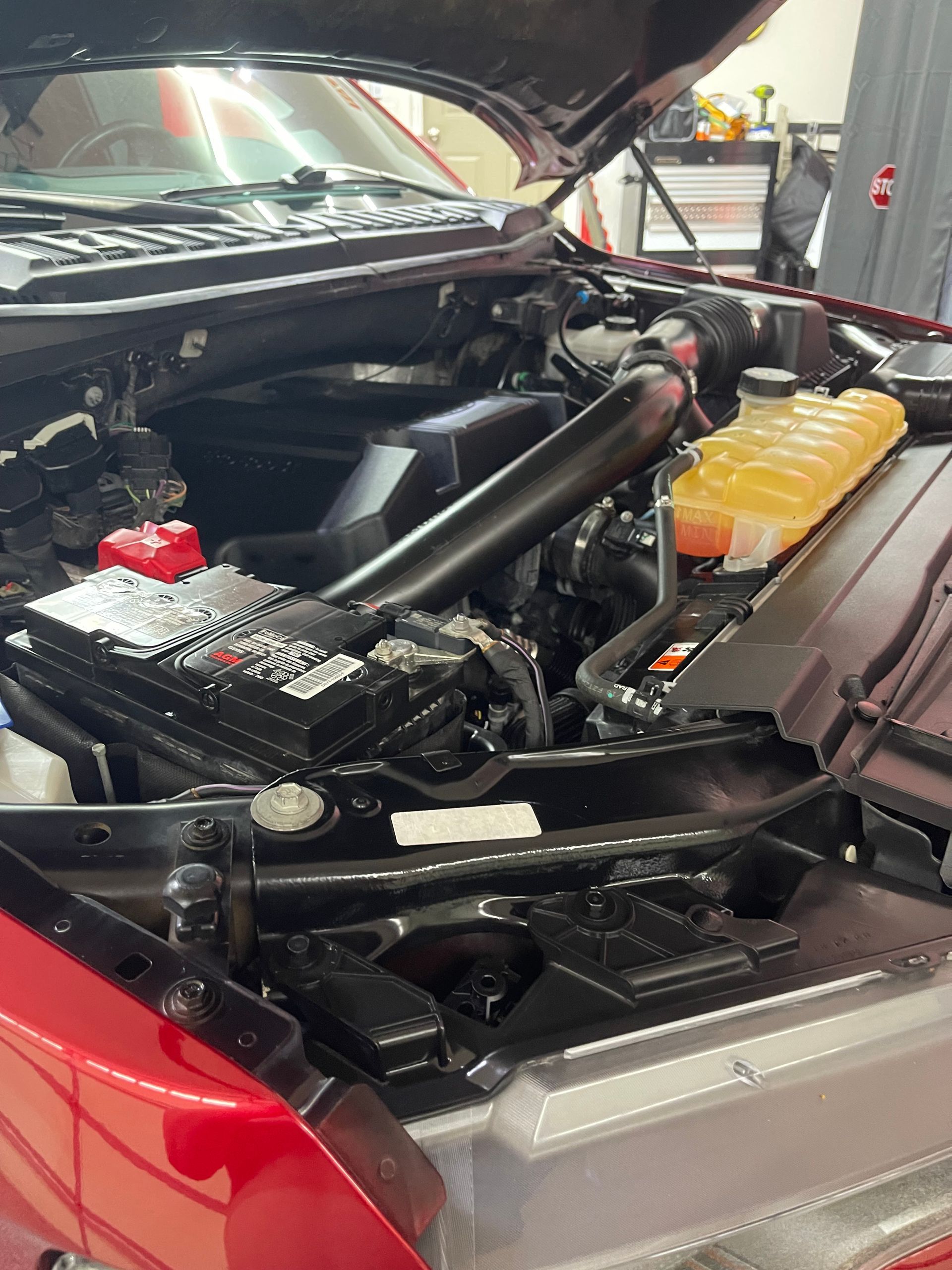 F150 dirt engine bay full detail