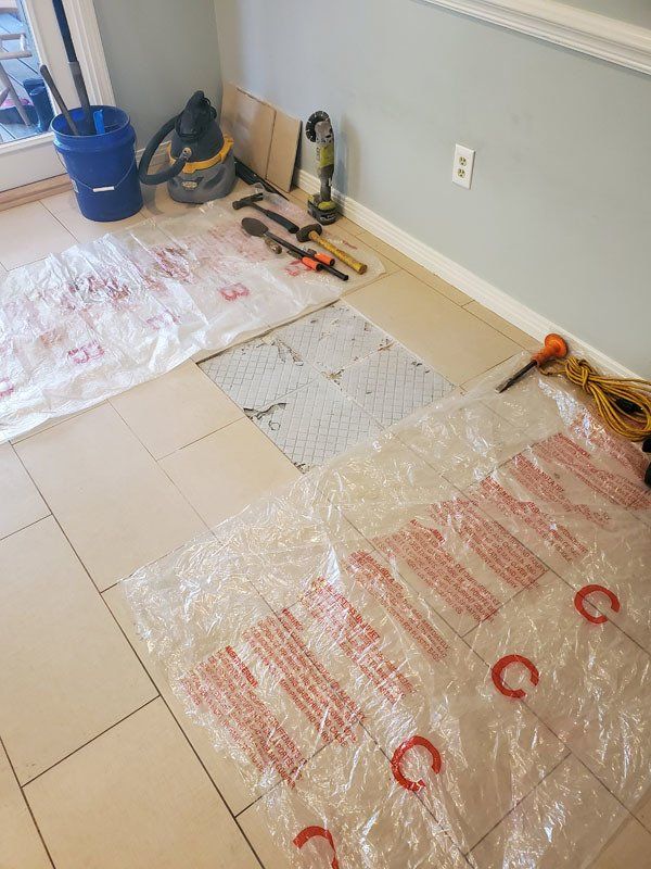 Tile Flooring Restoration Project in Pensacola, FL Home