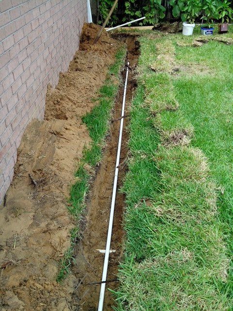Completed Plumbing Line Installation Project in Cantonment, FL