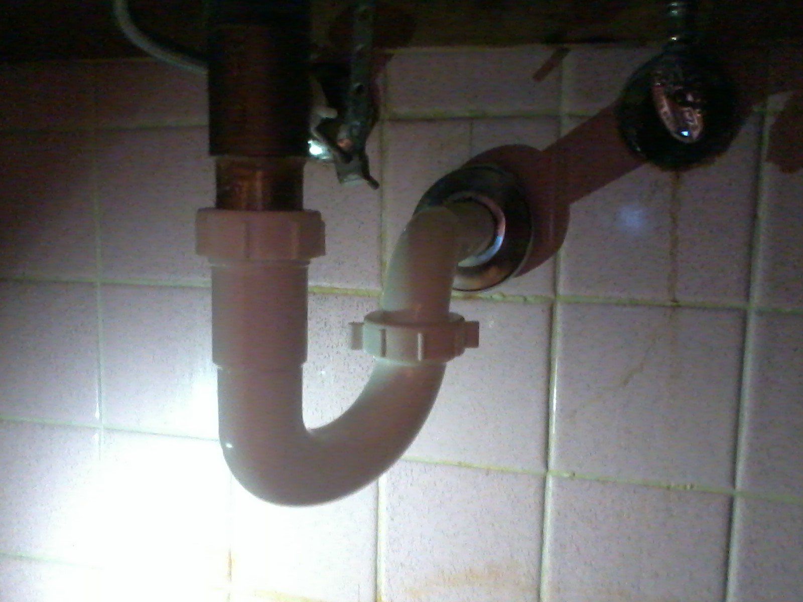 Restored Pipe System Beneath Sink in Gulf Breeze, FL