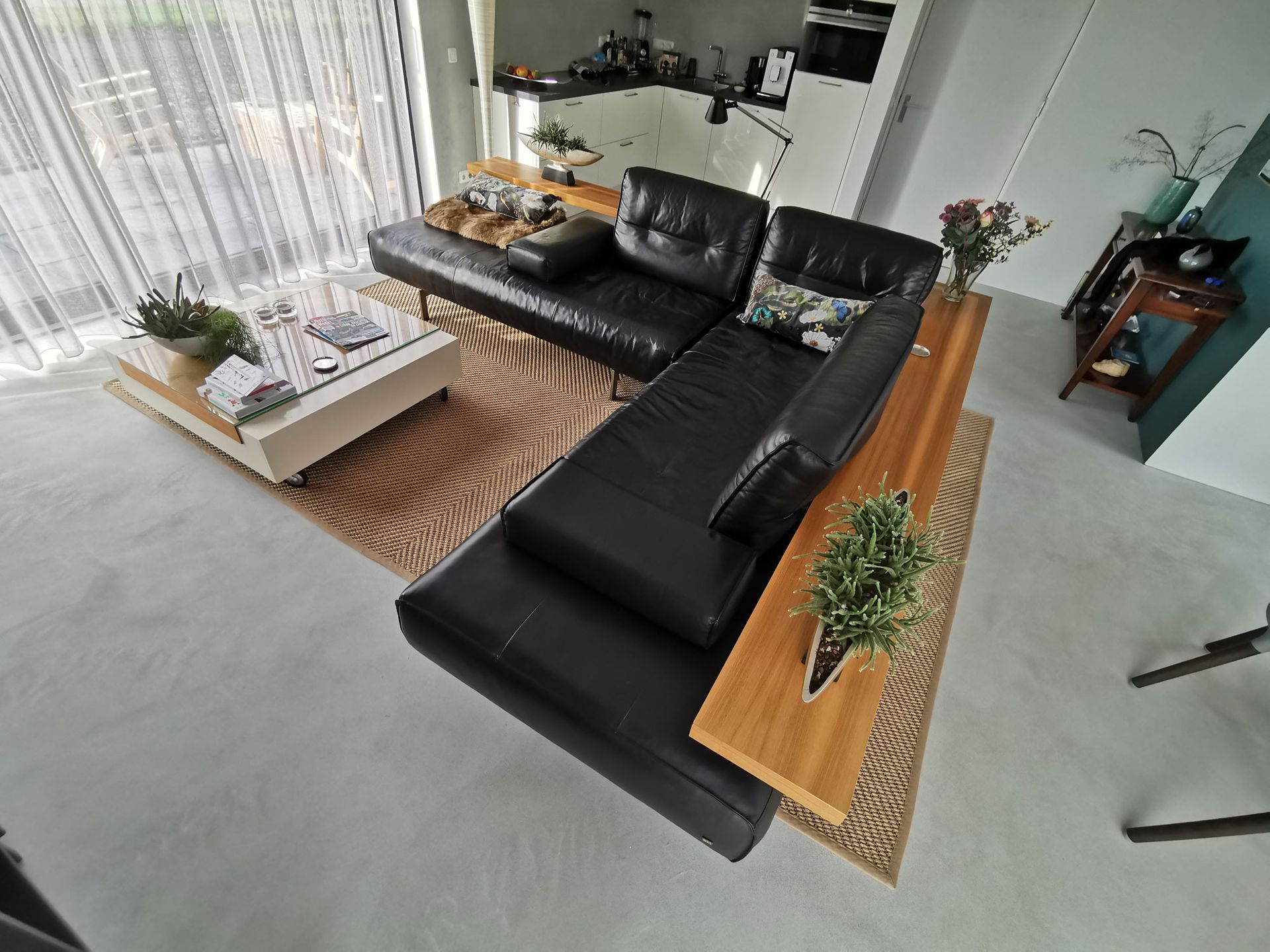 soggiorni con pavimenti in resina - resine per pavimenti salerno