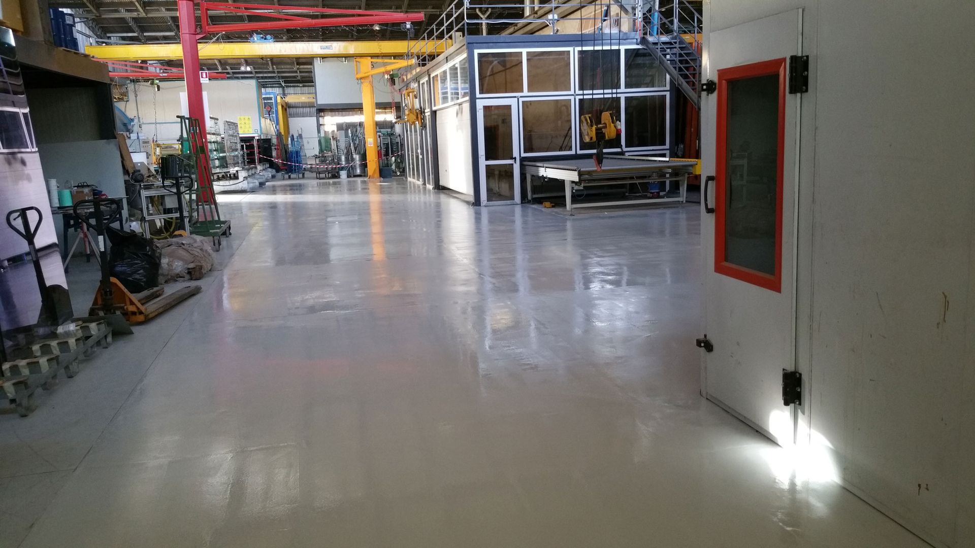 pavimentazioni in resina per l'industria