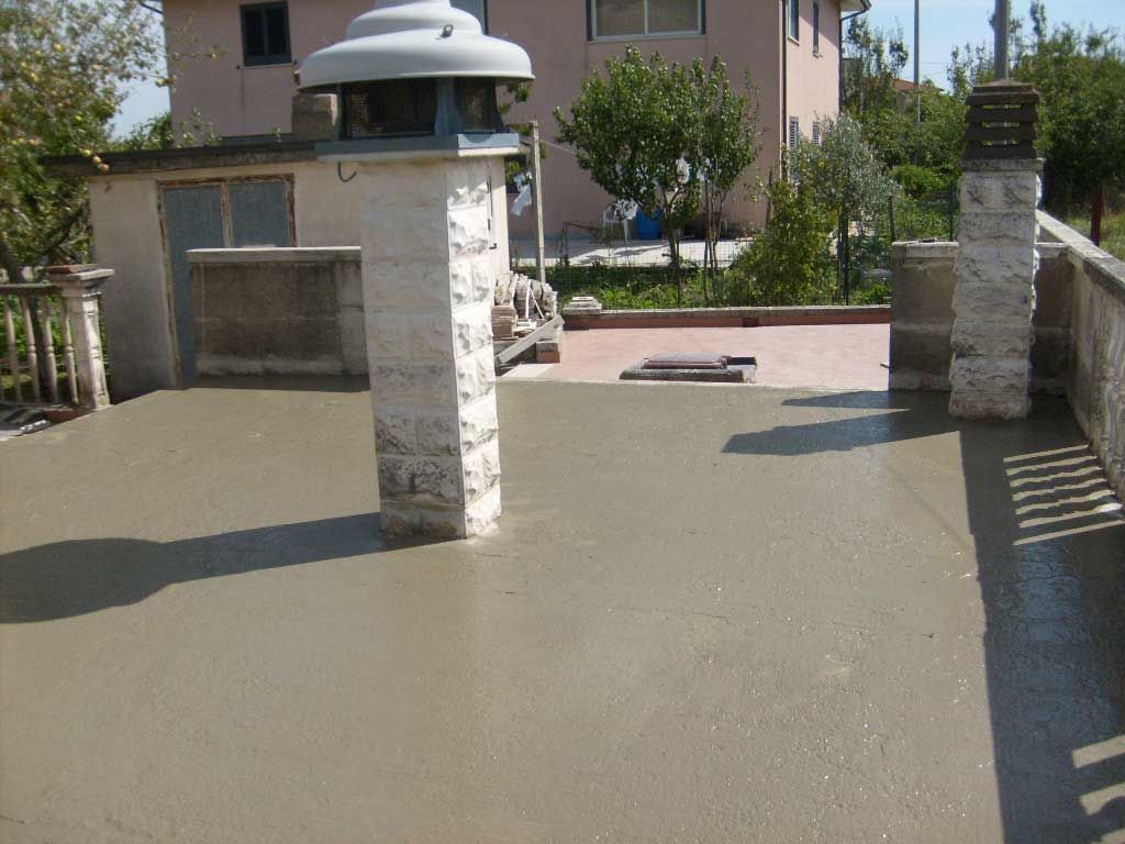terrazzo con masetto cementizio e impermeabilizzanti salerno