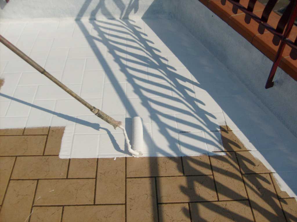 pavimentazione di un terrazzo privato e impermeabilizzanti salerno