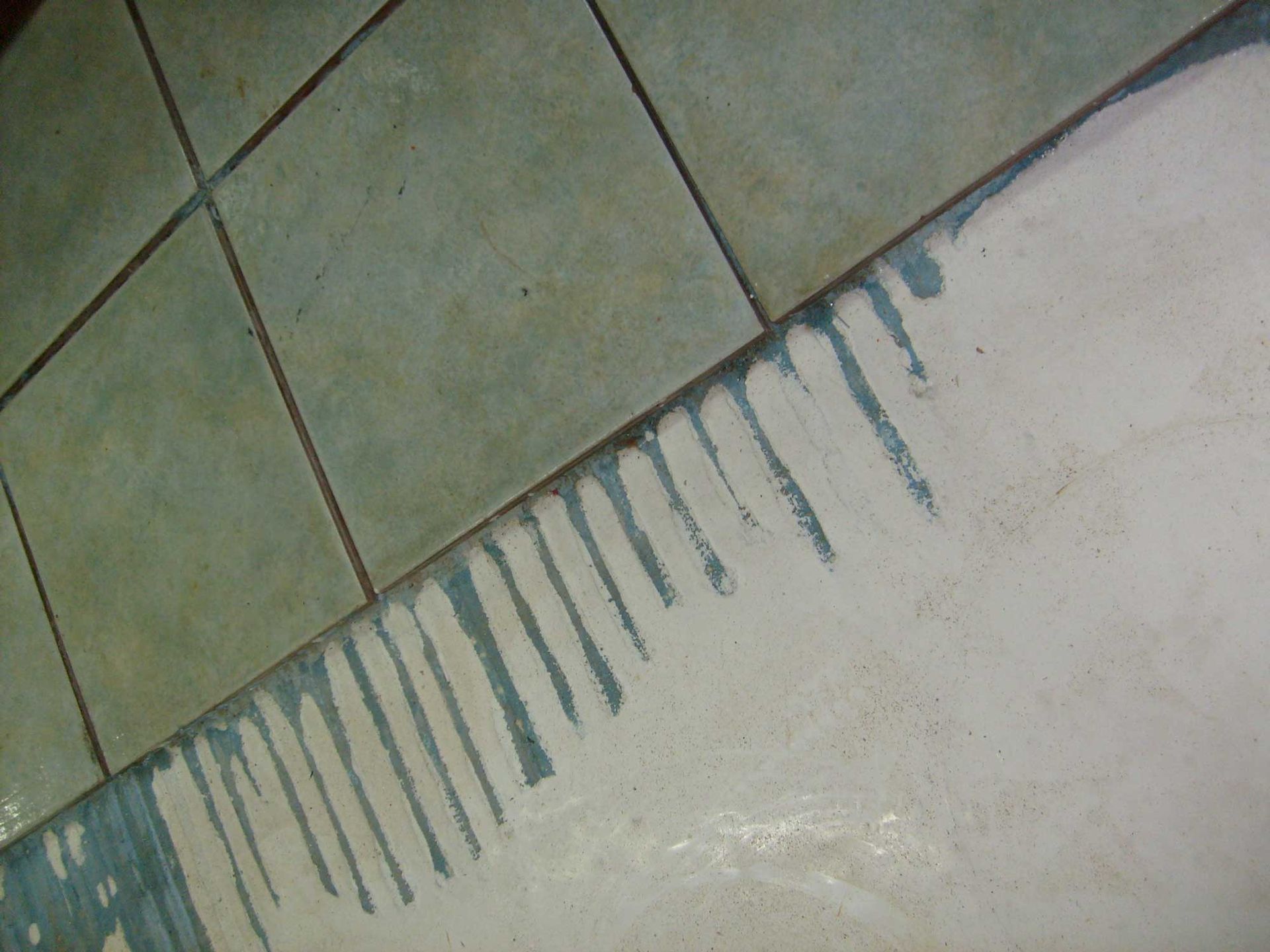 pavimentazione di un terrazzo con vernice verde - impermeabilizzanti salerno