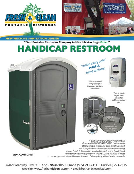 Handicap Restroom Brochure - Portable Restrooms in Albuquerque, NM