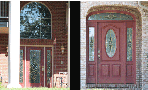 A Brick House With A Red Door — Somerset, KY — Somerset Burnside Garage Door & Glass Co Inc