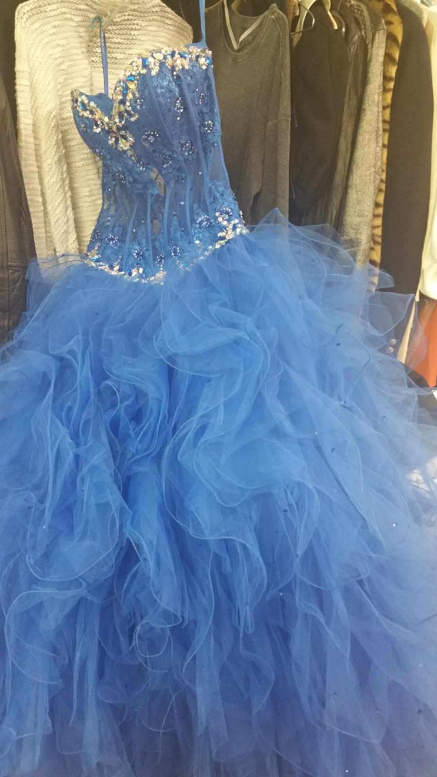 strapless open back dress A-Line Tulle Homecoming Dresses Scoop Pink Short/Mini Prom Dresses US8 / As Picture main image 1