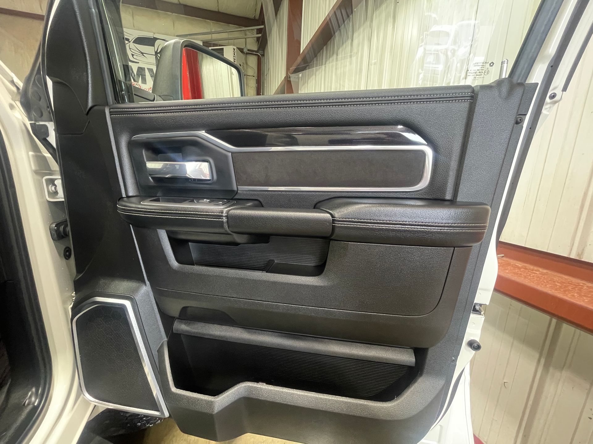 interior of a car door