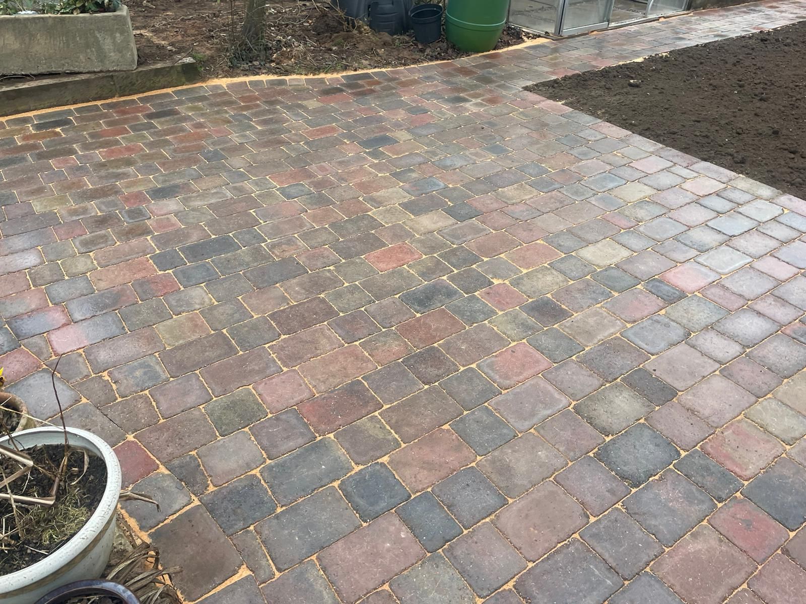 Block paving driveway newly completed in Norwich