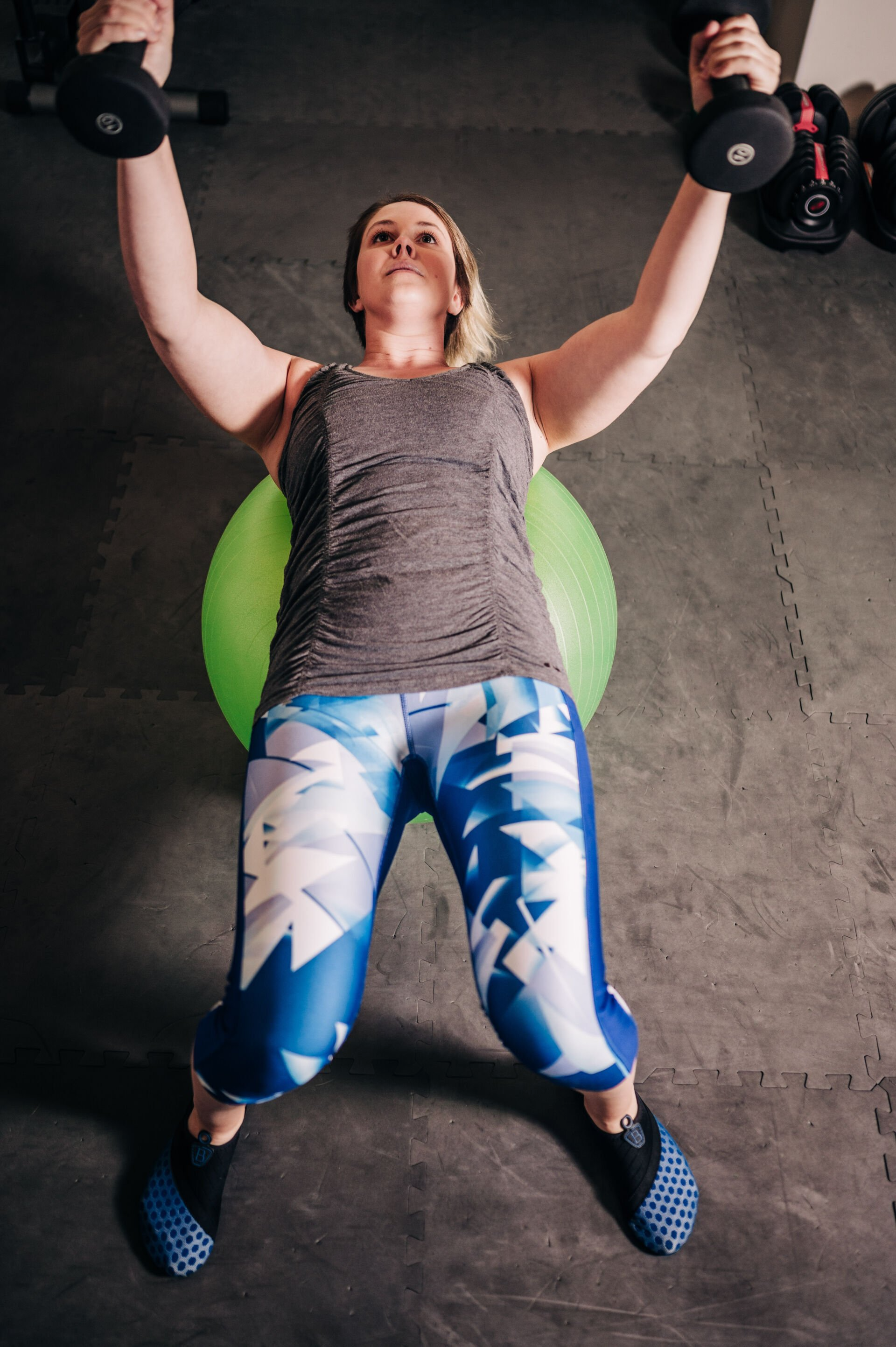 Stability Ball Chest Fly