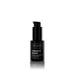 Black bottle of Revision Skincare Vitamin C serum with a pump dispenser.