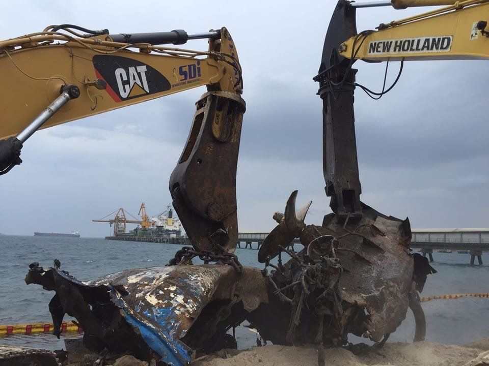 trasporto di rifiuti ferrosi via mare