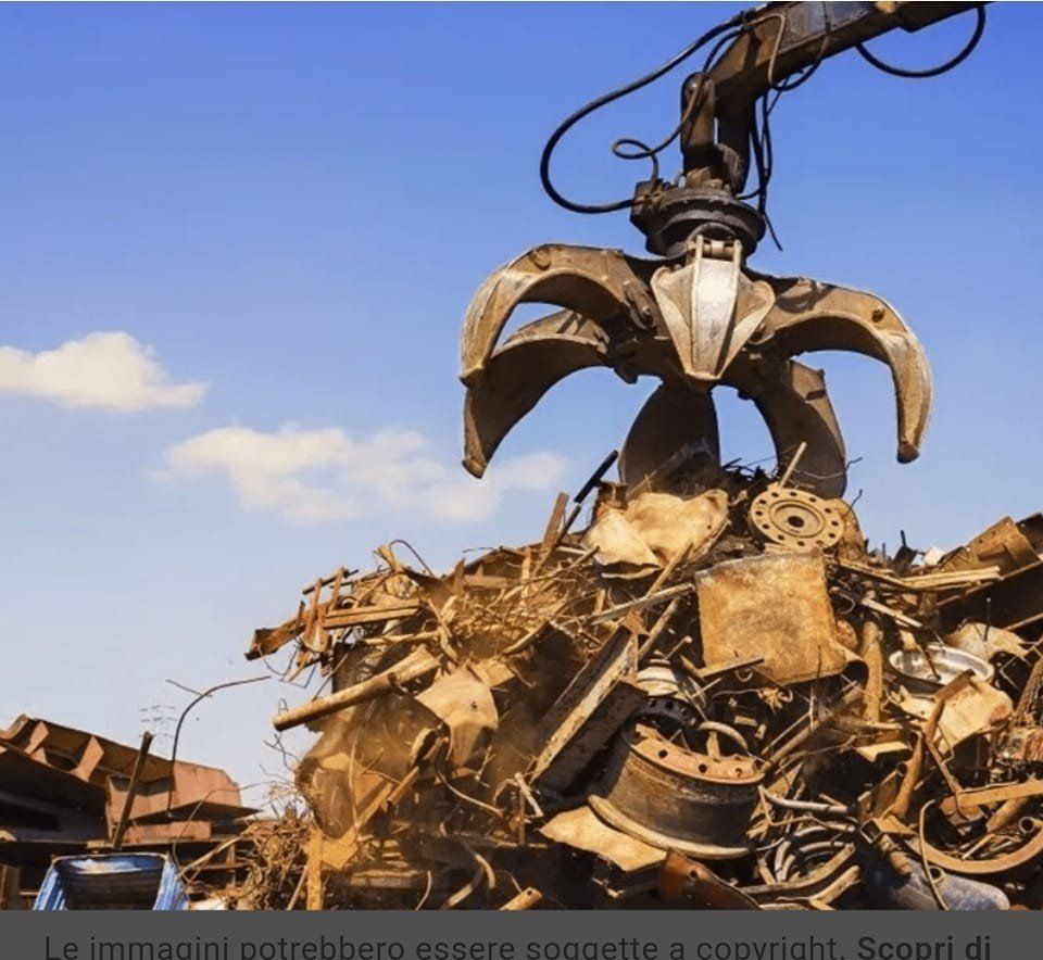macchinario per il recupero di scarti metallici