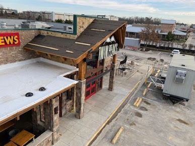 Exterior of a restaurant,