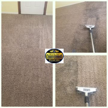 Cleaning carpet — Evansville, IN — Crystal Ball Carpet Cleaning