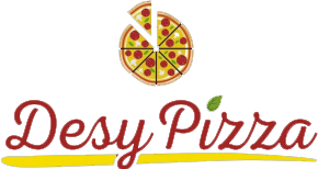 Un logo per un ristorante pizzeria chiamato desy pizza